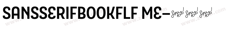 SansSerifBookFLF Me字体转换 SansSerifBookFLF Me字体转换